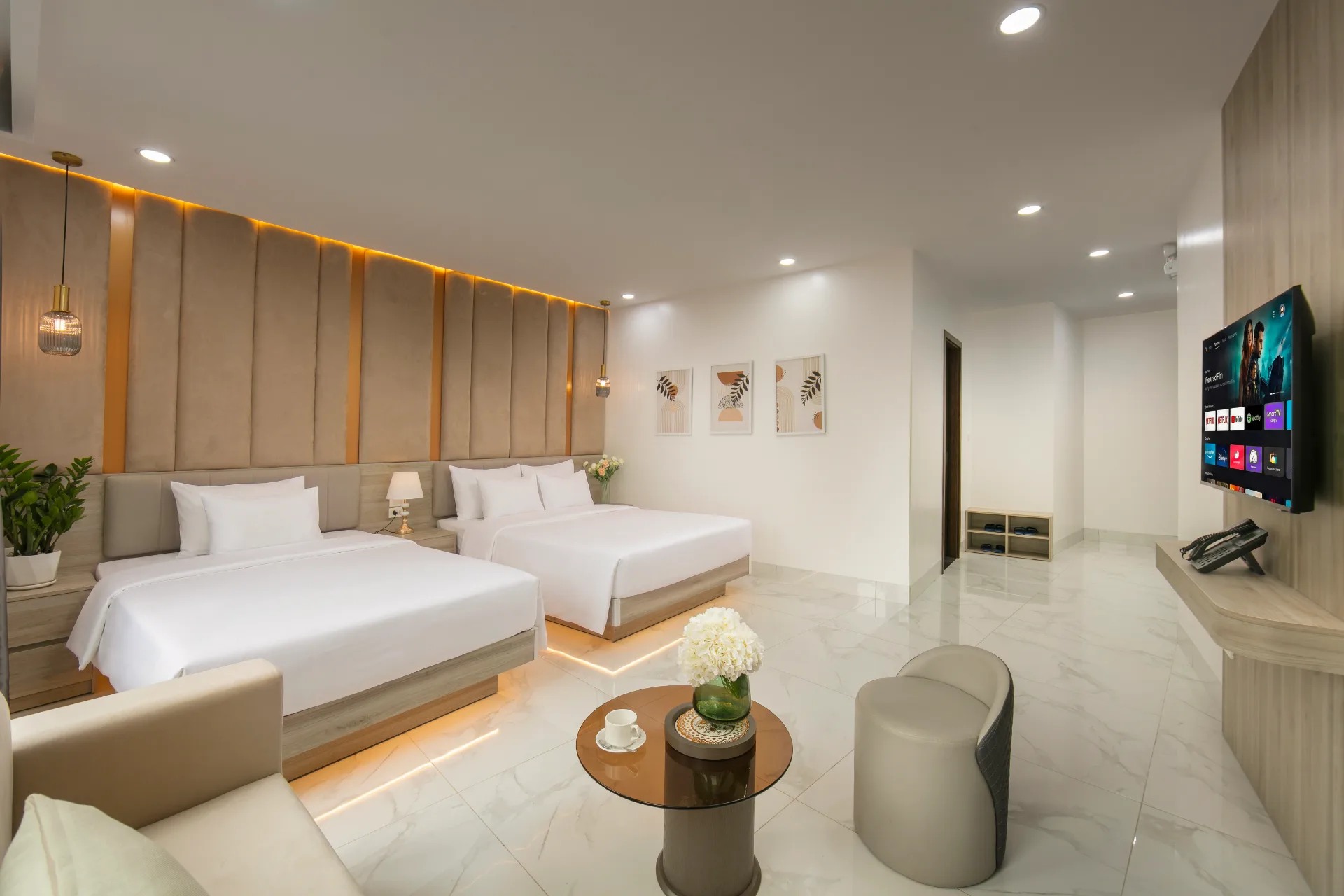 Family Room With Two Beds